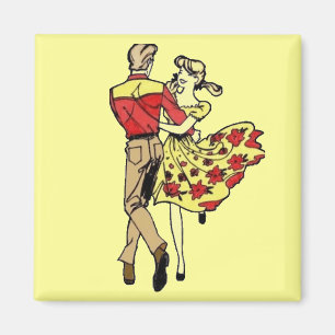 Aimant Couples de danse carrée