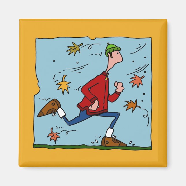 Aimant coureur d'automne (type) (Devant)
