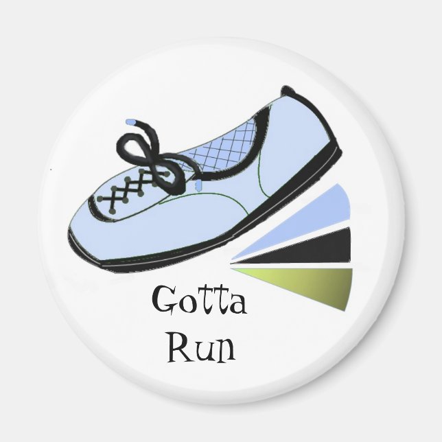 Aimant Coureur Doit Courir (Devant)