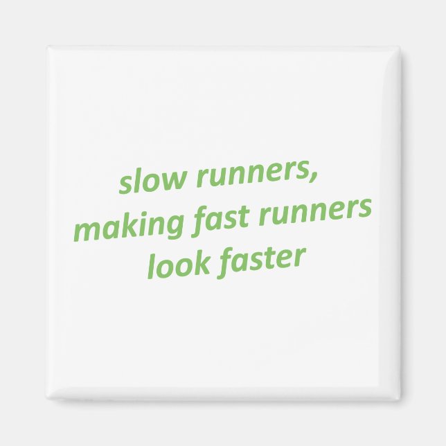 Aimant Coureurs lents, rendant les coureurs rapides plus  (Devant)