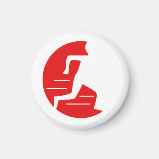 Aimant Courez Vers Non À Partir Du Logo De L'Homme En Cou