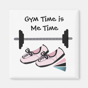 Aimant Courir des chaussures avec Barbell