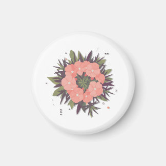 Aimant Couronne de fleurs de l'harmonie