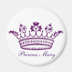 Aimant Couronne de pourpre royal