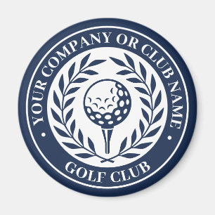 Aimant Couronne de victoire de golf classique Nom personn