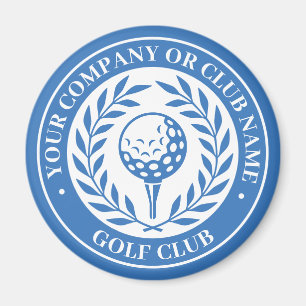 Aimant Couronne de victoire de golf classique Nom personn