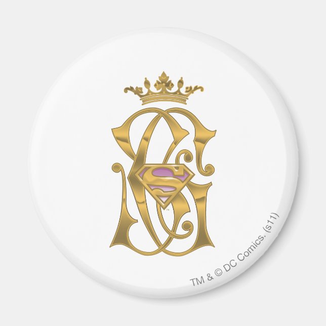 Aimant Couronne d'or Supergirl (Devant)