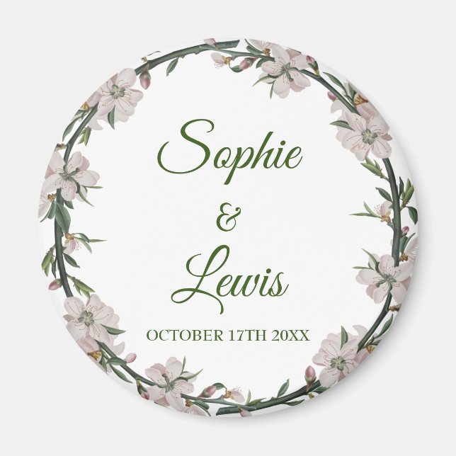 Aimant Couronne florale (Devant)