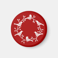 Couronne nordique d'oiseaux