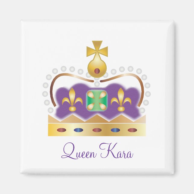 Aimant Couronne royale traditionnelle (Devant)