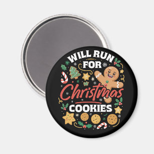 Aimant Courra Pour Les Cookies De Noël Drôle De Noël De C
