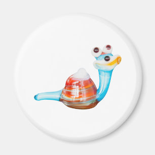 AIMANT COURRIEL EN VERRE SOURIANT
