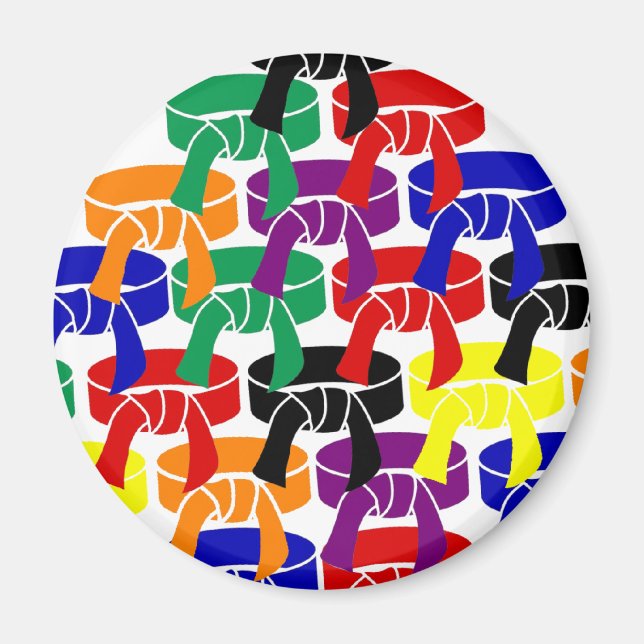 Aimant Courroies de classement des arts martiaux (Devant)