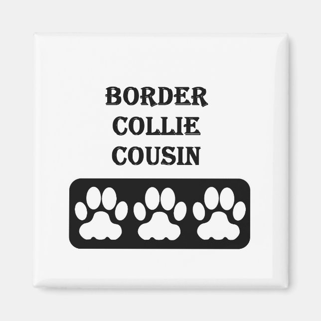 Aimant Cousin Border Collie (Devant)
