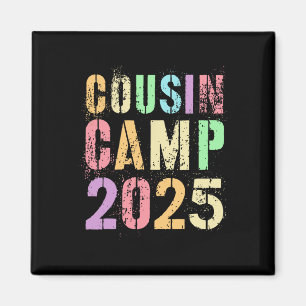 Aimant Cousin Camp 2025 Vacances familiales Camping d'été