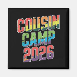 Aimant Cousin Drôle Camp 2026 Réunion Équipe Clan Tribu