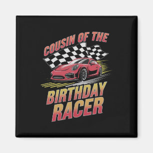 Aimant Cousin du coureur d'anniversaire Fête de famille d