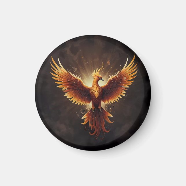 Aimant Coussin Phénix Ardente (Devant)
