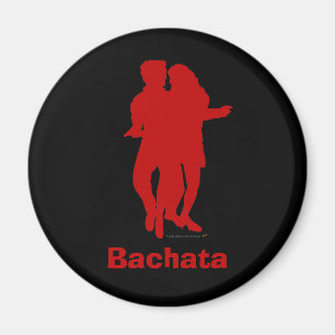 Aimant Coutume de silhouette de danseurs de Bachata