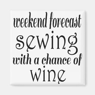 Aimant Couture et vin