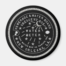Couverture du compteur d'eau de Crescent City Diam