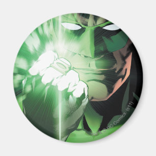 Aimant Couverture haute de fin verte de lanterne
