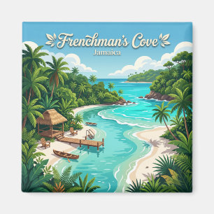 Aimant Cove de l'Homme Français Port Antonio Jamaïque