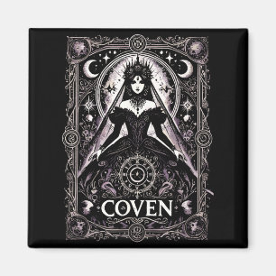 Aimant Coven gothique sorcière enterrement de vie de jeun