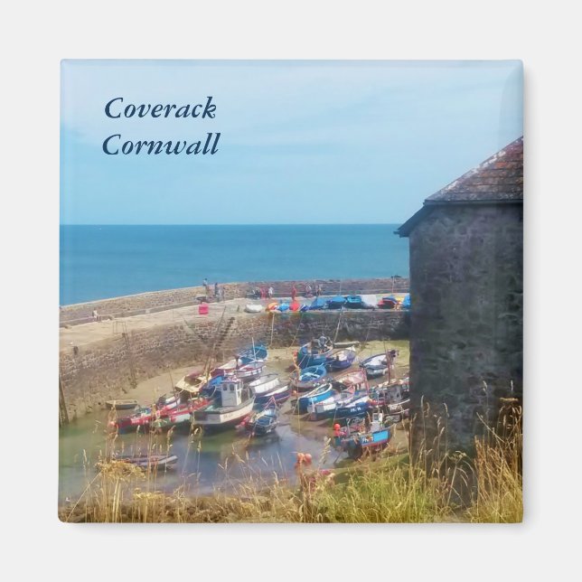 Aimant Coverack Harbour Le Lizard Cornwall Angleterre (Devant)