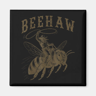 Aimant Cow-boy Beehaw Occidental Beekeeper Drôle