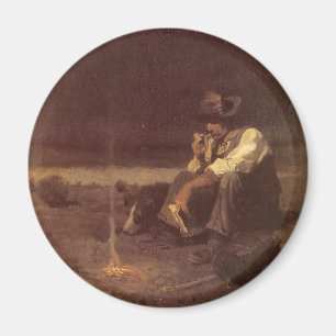 Aimant Cow-boys western vintage, Berger des plaines par N
