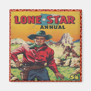 Aimant Cowboy vintage occidental