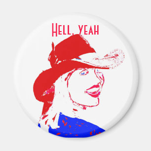 Aimant Cowgirl Western Wear