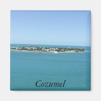 Aimant Cozumel Island Blue Water Tropical
