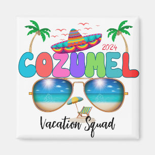 Aimant Cozumel Vacation Squad Soleil, sable et souvenirs 