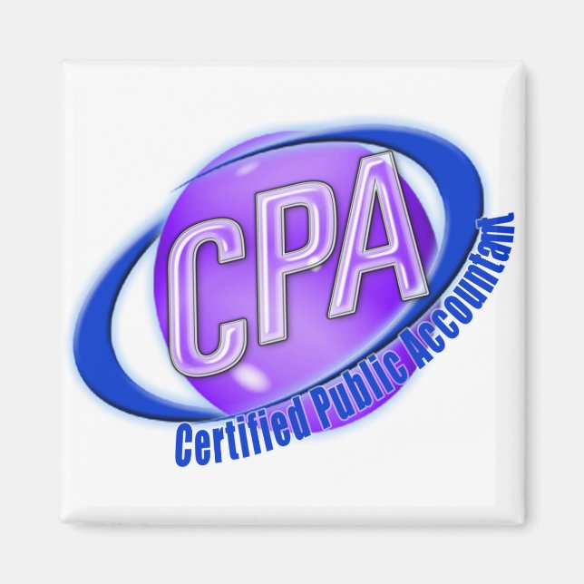 AIMANT CPA ORB SWOOSH LOGO COMPTABLE PUBLIC CERTIFIÉ (Devant)