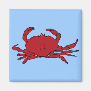 Aimant Crabe rouge