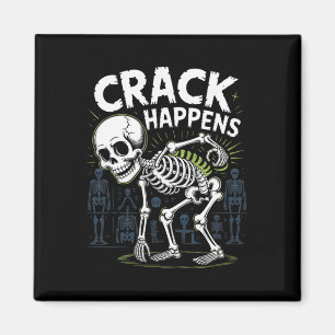 Aimant Crack se produit drôle Osteopath épine Halloween