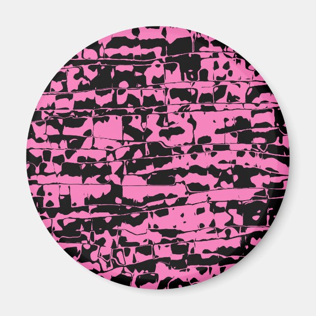 Aimant Crackle Abstrait (Devant)