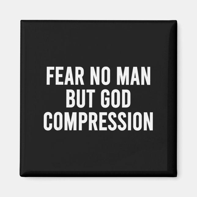 Aimant Craignez Pas L'Homme Mais Dieu Compression Foi Chr (Devant)