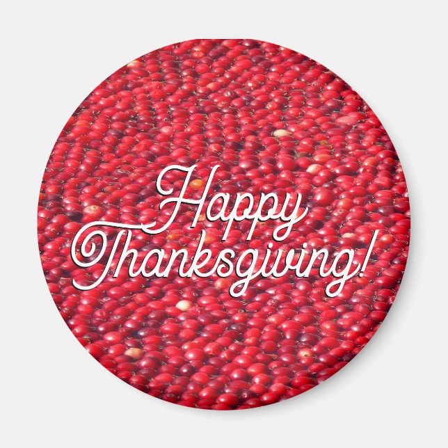 Aimant Cranberries Festive Rouge (Devant)