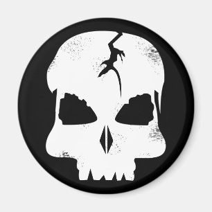 Aimant Crâne brut L'aimant du capitaine Jack