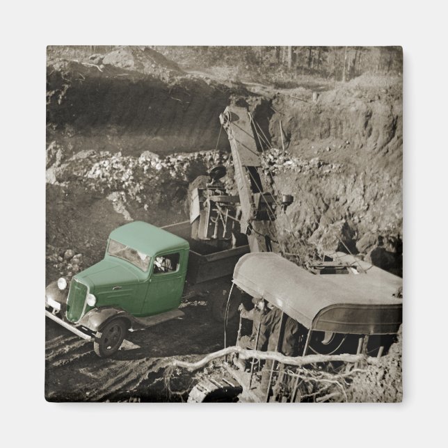 AIMANT CRANE COLORSPLASH CHEVROLET INGÉNIEUR OPÉRATEUR (Devant)