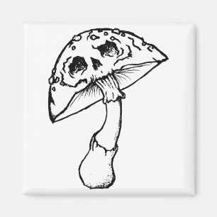Aimant crâne de champignon
