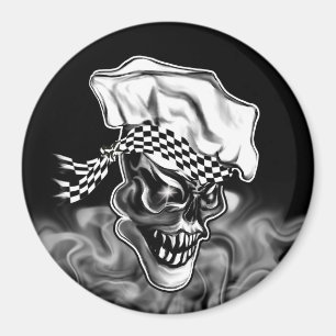 Aimant Crâne de chef fumeur 5