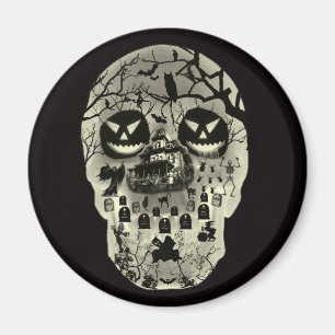 Aimant crâne de lune