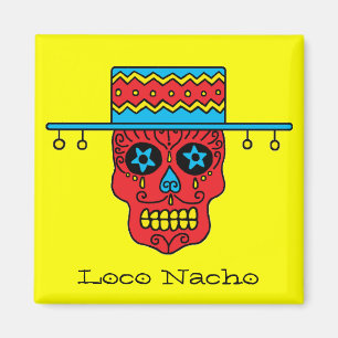 Aimant Crâne de sucre Gaucho