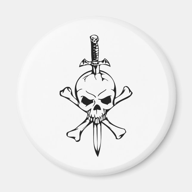 Aimant Crâne humain (Devant)