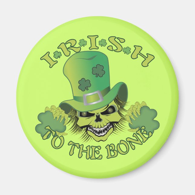 Aimant Crâne Irlandais (Devant)
