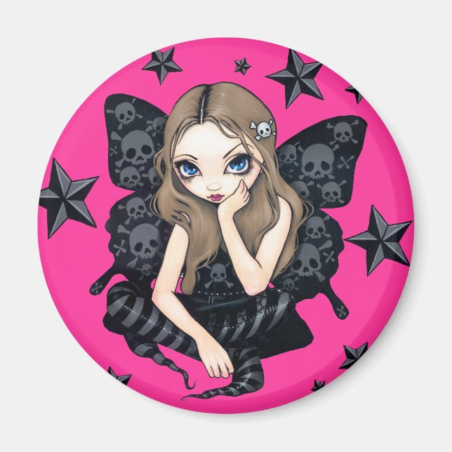 Aimant "Crânes et étoiles" (Devant)